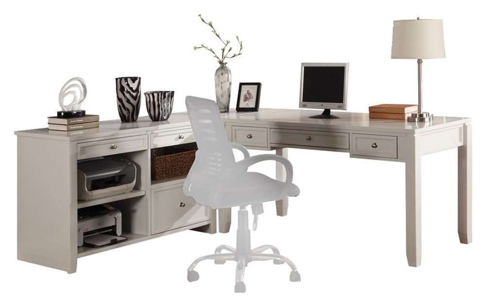 Parker House -  Boca L Shape Desk with Credenza - BOC-3PC-LDESK-CDZ view 1