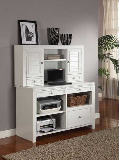 Parker House -  Boca L Shape Desk with File Credenza and Hutch - BOC-5PC-LDESK-F-CDZ-HTCH view 10