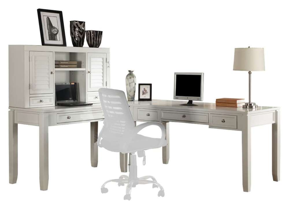 Parker House -  Boca L Shape Desk with Hutch - BOC-4PC-LDESK-HUTCH view 1