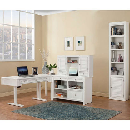 Parker House -  Boca Power Lift Desk Credenza with Hutch and Bookcase - BOC-5PC-LIFT-LDSK-H-C-BK veiw 5