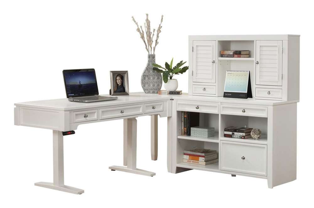 Parker House -  Boca Power Lift Desk with Credenza - BOC-5PC-LIFT-LDSK-CDZ-H veiw 1