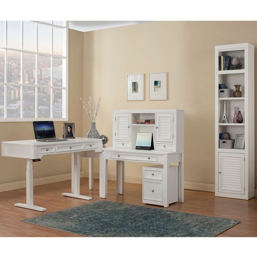 Parker House -  Boca Power Lift L Desk with Hutch File and Bookcase - BOC-6PC-LIFT-LDSK-H-F-BK veiw 5