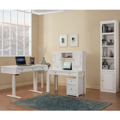 Parker House -  Boca Power Lift L Desk with Hutch File and Bookcase - BOC-6PC-LIFT-LDSK-H-F-BK veiw 5