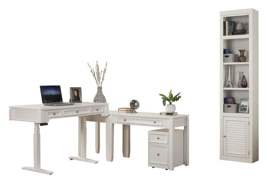 Parker House -  Boca Power Lift L Shape Desk with File and Bookcase - BOC-5PC-LIFT-LDESK-F-BK veiw 1