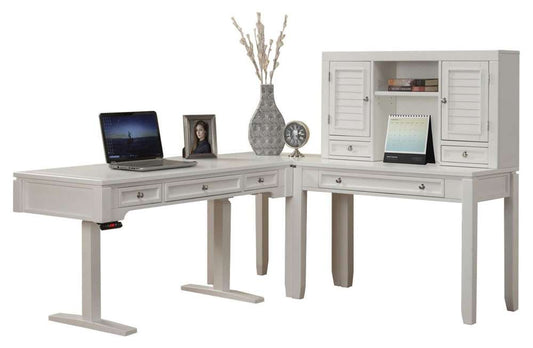 Parker House -  Boca Power Lift L Shape Desk with Hutch - BOC-4PC-LIFT-LDESK-HTCH veiw 1