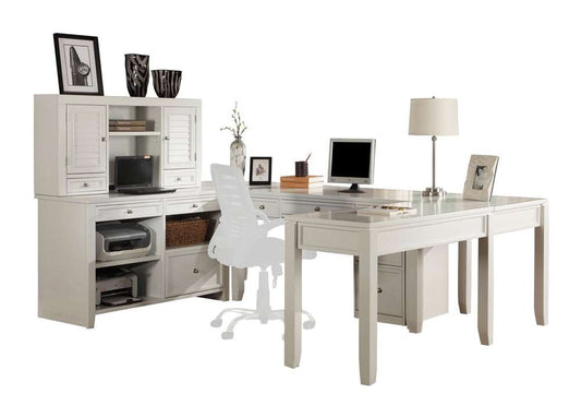 Parker House -  Boca U Shape Desk with Credenza File and Hutch - BOC-7PC-UDESK-F-CDZ-HTCH view 1