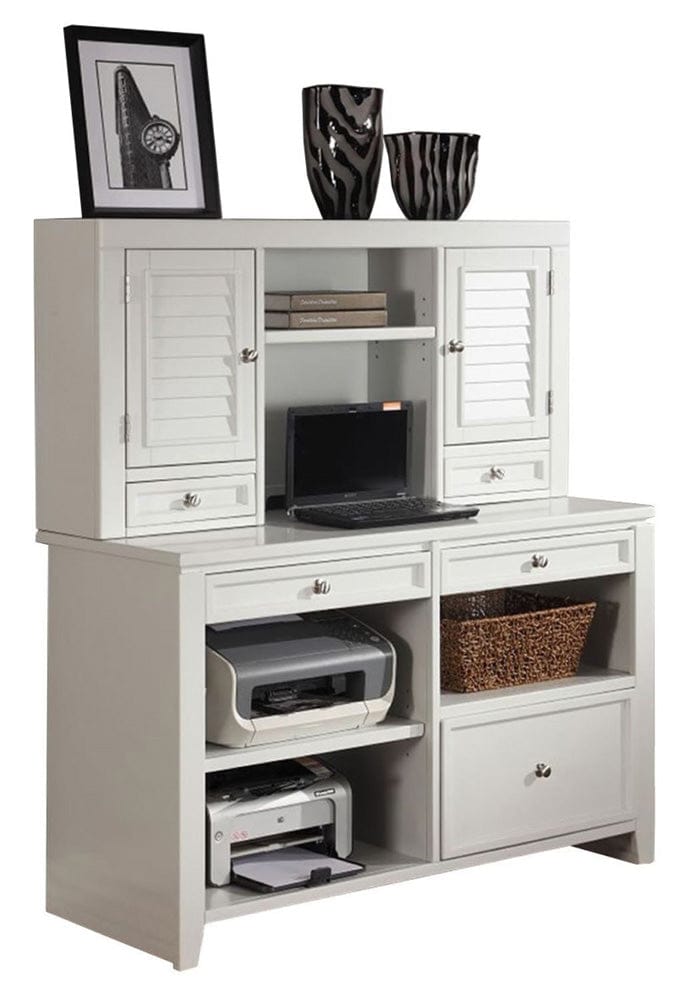 Parker House -  Boca U Shape Desk with Credenza File and Hutch - BOC-7PC-UDESK-F-CDZ-HTCH view 8