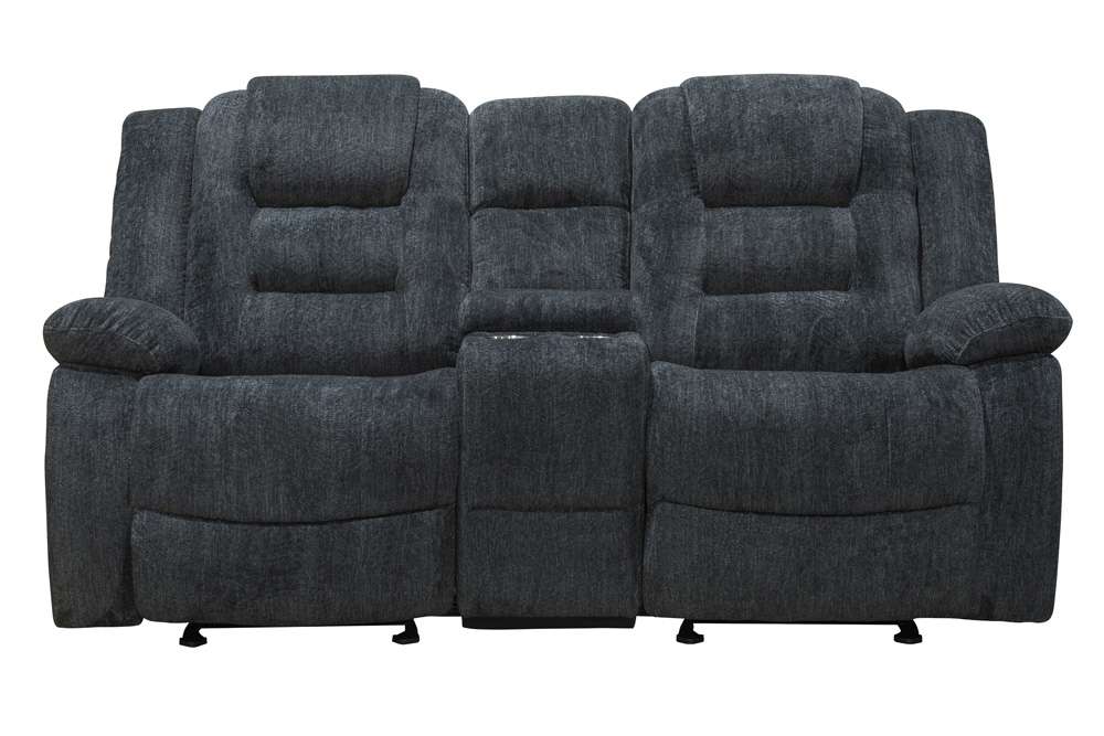 Parker House - Bolton - Misty Storm Glider Reclining Console Loveseat - MBOL#822CG-MISS view 4