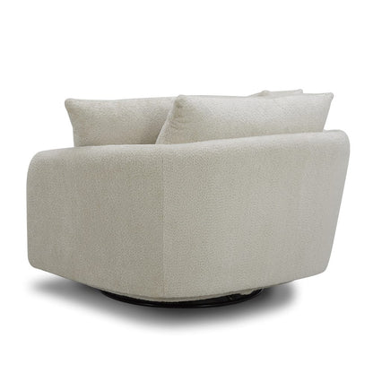 Parker House - Boomer - Utopia Sand Large Swivel Chair w/ 2 toss plws - SBMR#912S-UTSA view 4
