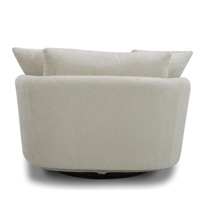 Parker House - Boomer - Utopia Sand Large Swivel Chair w/ 2 toss plws - SBMR#912S-UTSA view 5