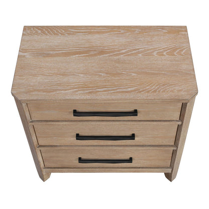 Parker House - Breckenridge - Bedroom 3 Drawer Nightstand with USB Port - Brown - BBRE-50 view 8