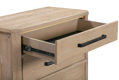 Parker House - Breckenridge - Bedroom 3 Drawer Nightstand with USB Port - Brown - BBRE-50 view 9