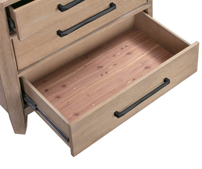 Parker House - Breckenridge - Bedroom 3 Drawer Nightstand with USB Port - Brown - BBRE-50 view 11