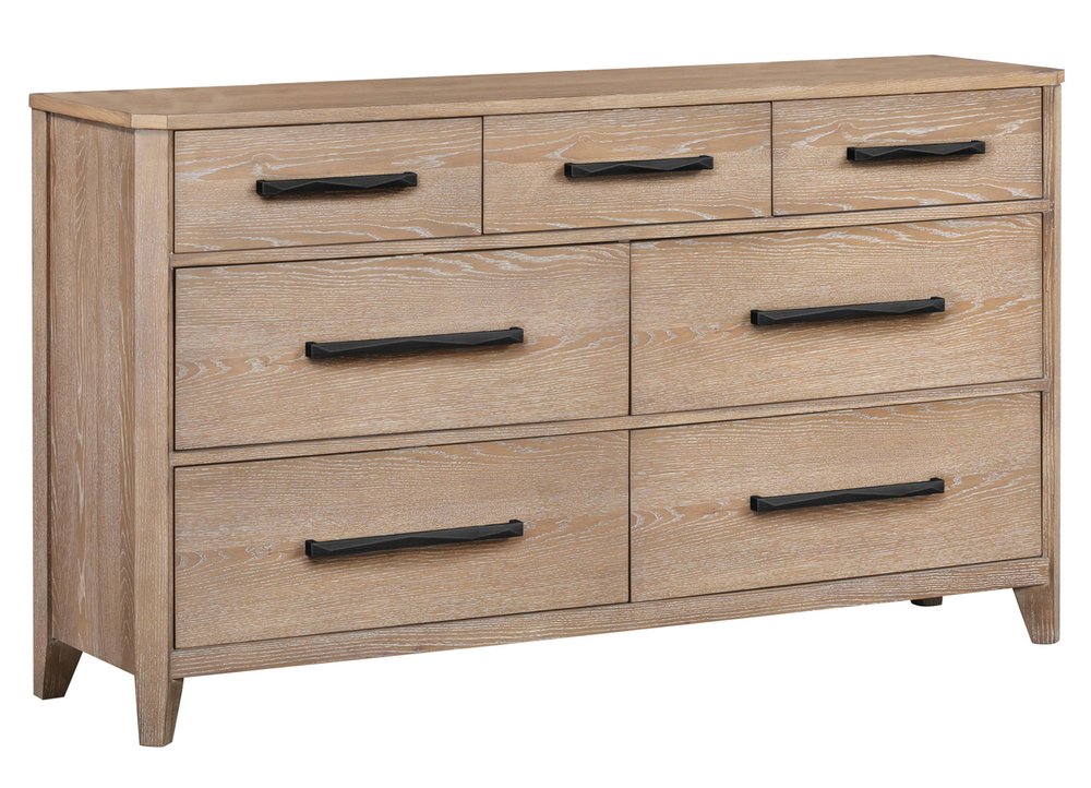 Parker House - Breckenridge - Bedroom 7 Drawer Dresser - Brown - BBRE-60 view 2
