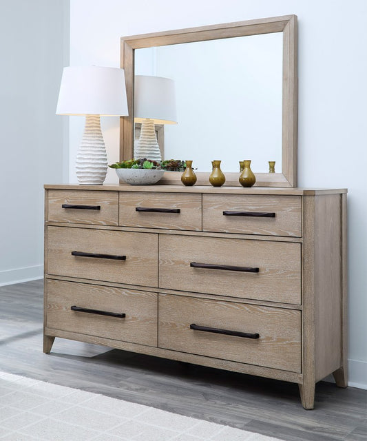 Parker House - Breckenridge - Bedroom Dresser and Mirror - Medium Brown - BBRE-KIT-2DM view 1