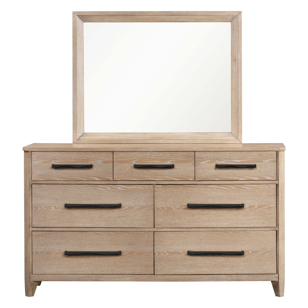 Parker House - Breckenridge - Bedroom Dresser and Mirror - Medium Brown - BBRE-KIT-2DM view 7