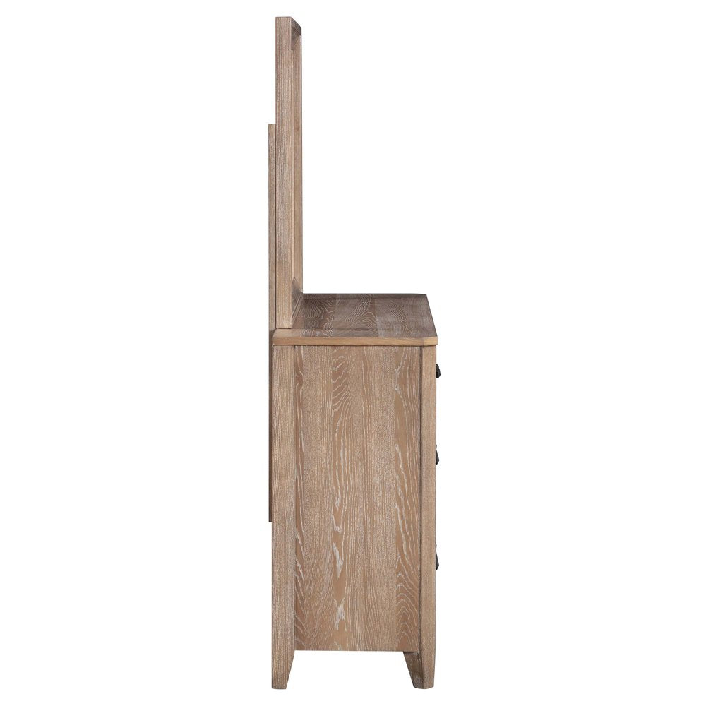 Parker House - Breckenridge - Bedroom Dresser and Mirror - Medium Brown - BBRE-KIT-2DM view 8