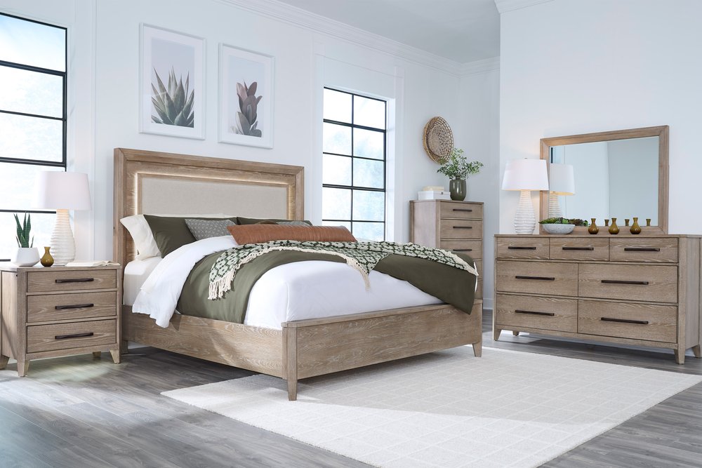 Parker House - Breckenridge - Bedroom King Panel Bed - Medium Brown - BBRE-KIT-K-PNL view 3