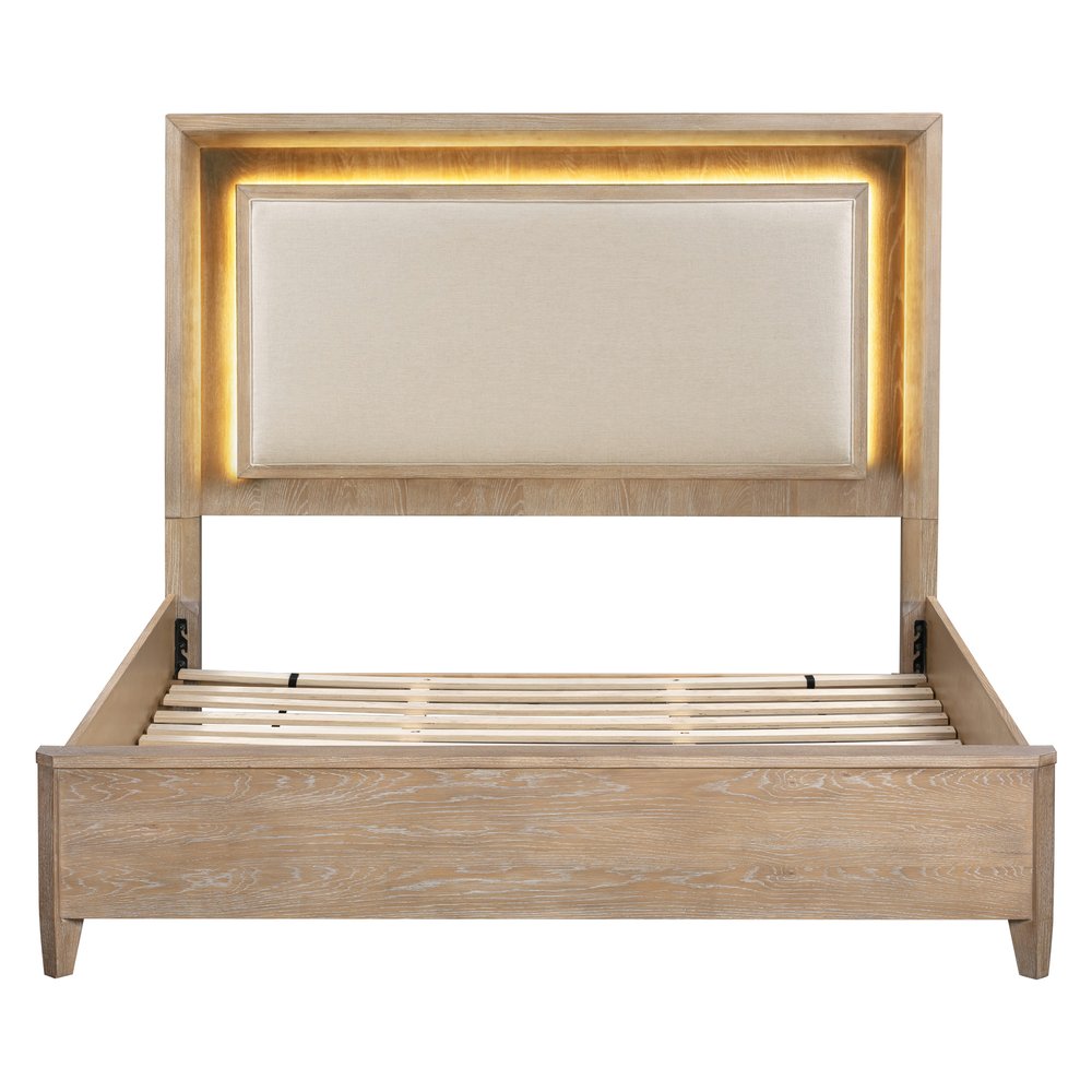 Parker House - Breckenridge - Bedroom King Panel Bed - Medium Brown - BBRE-KIT-K-PNL view 7