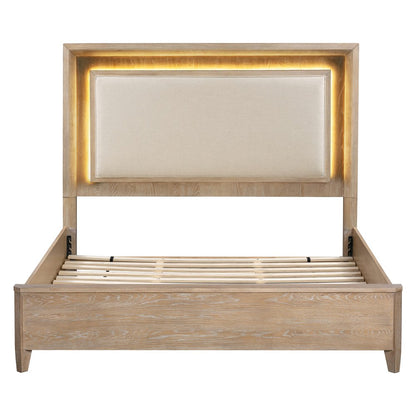 Parker House - Breckenridge - Bedroom King Panel Bed - Medium Brown - BBRE-KIT-K-PNL view 7