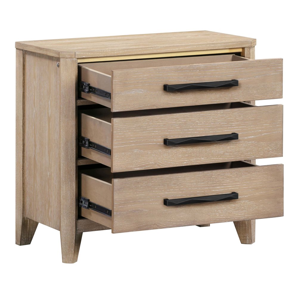 Parker House - Breckenridge - Bedroom Queen Bed with Nightstand - Medium Brown - BBRE-KIT-Q2N-PNL view 11