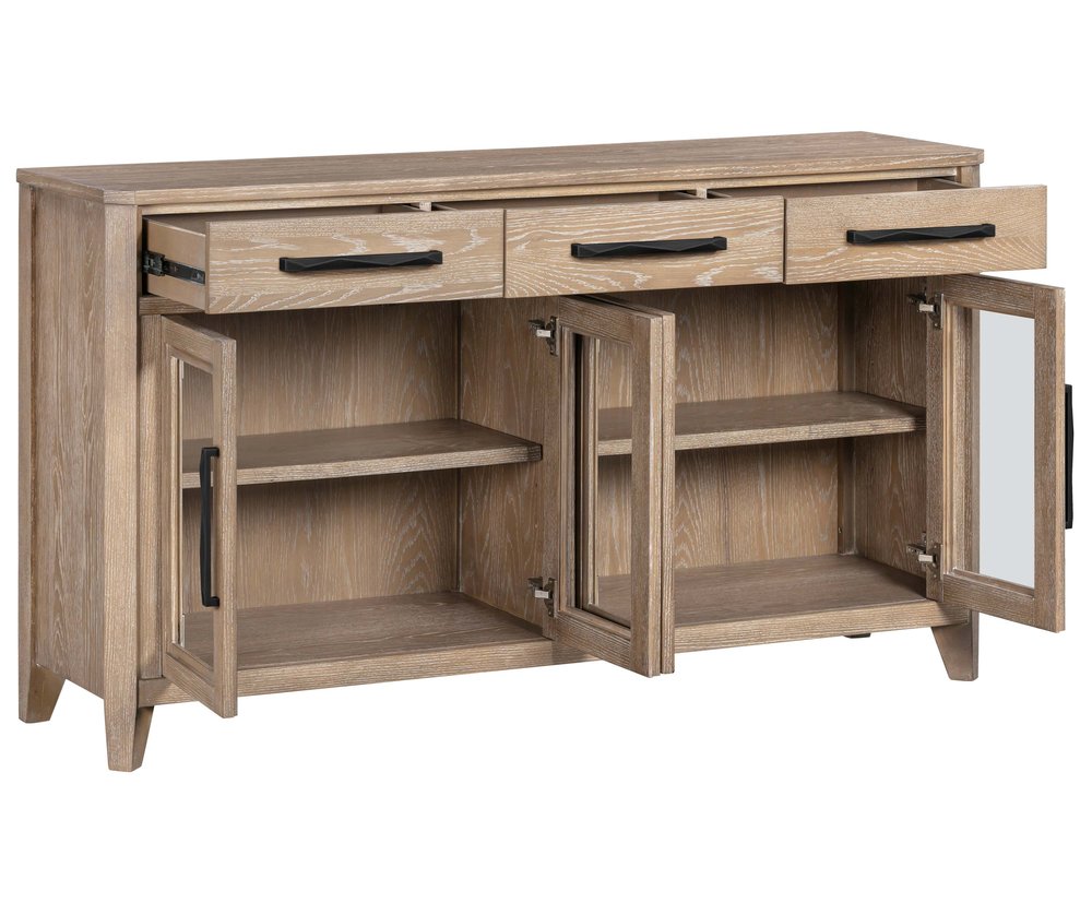 Parker House - Breckenridge - Dining 72 Inch Rectangular Counter Table with 4 Upholstered Stools and Buffet Server - Medium Brown - DBRE-KIT-6B-72CH view 12