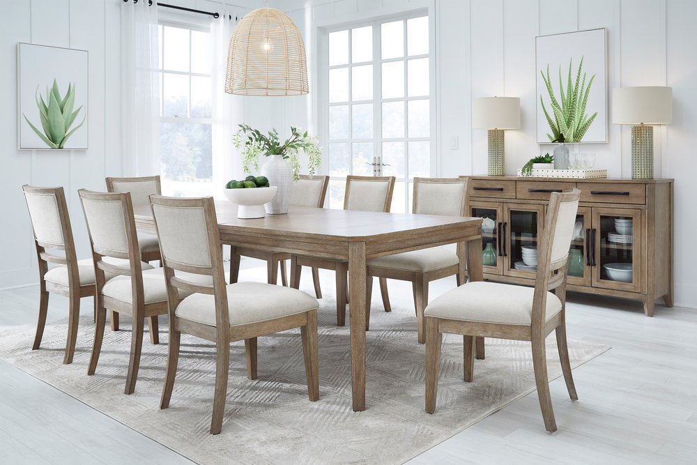 Parker House - Breckenridge - Dining 78-96 Inch Rectangular Table with 18 Inch Leaf - Medium Brown - DBRE-78RECT view 2