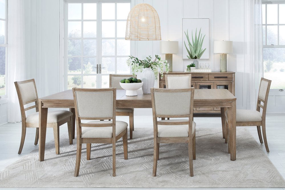Parker House - Breckenridge - Dining 78-96 Inch Rectangular Table with 18 Inch Leaf - Medium Brown - DBRE-78RECT view 4