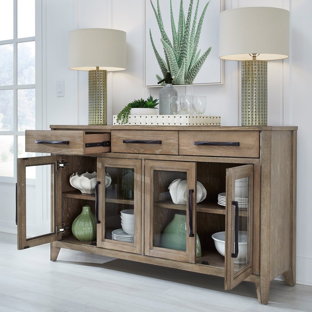 Parker House - Breckenridge - Dining Buffet Server - Medium Brown - DBRE-64SB view 8