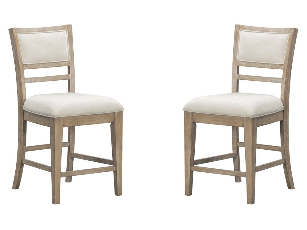 Parker House - Breckenridge - Dining Upholstered Counter Chair (Set of 2) - Brown - DBRE-KIT-2226-2 view 1