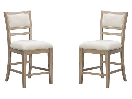 Parker House - Breckenridge - Dining Upholstered Counter Chair (Set of 2) - Brown - DBRE-KIT-2226-2 view 1