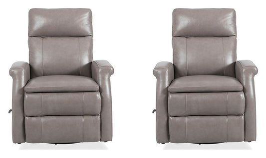 Parker House - Bristol - Graphite Swivel Glider Recliner (Set of 2) - MBRS#812GS-2-GRPH view 1
