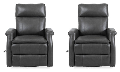 Parker House - Bristol - Raven Swivel Glider Recliner (Set of 2) - MBRS#812GS-2-RAVN view 1
