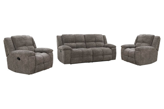 Parker House - Buster - Cabot Stone Manual Glider Reclining Sofa and Two Recliners - Cabot Stone - MBUS-311-CAST view 1