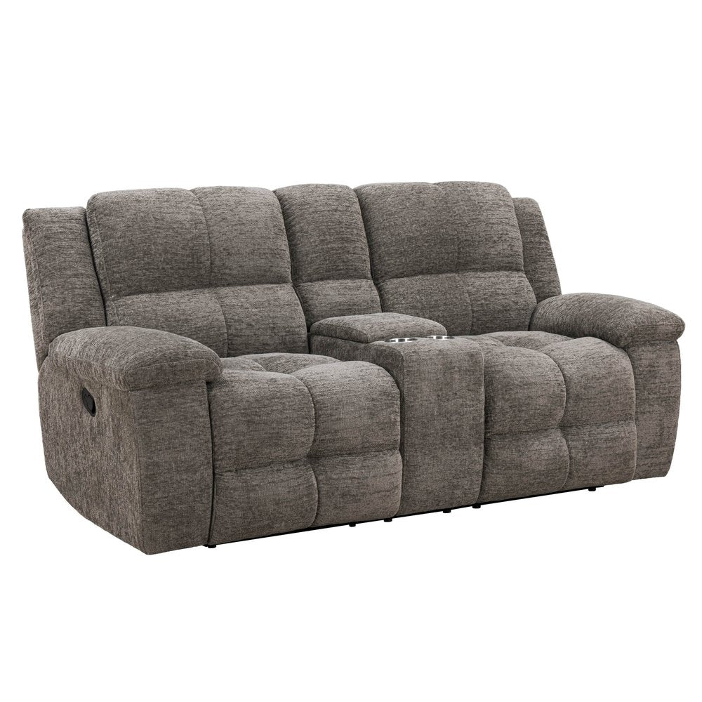Parker House - Buster - Cabot Stone Manual Reclining Console Loveseat - Cabot Stone - MBUS#822C-CAST view 1