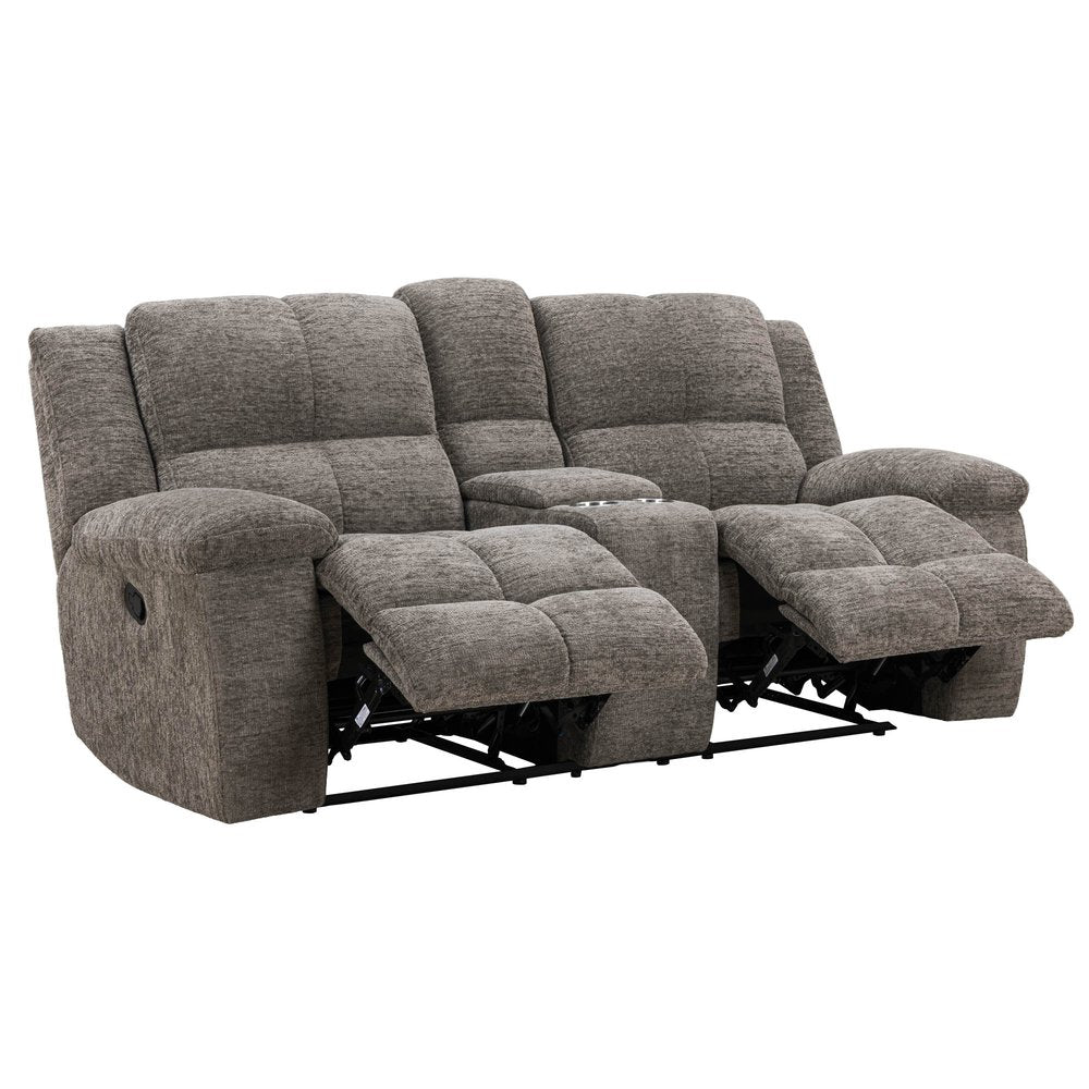 Parker House - Buster - Cabot Stone Manual Reclining Console Loveseat - Cabot Stone - MBUS#822C-CAST view 2