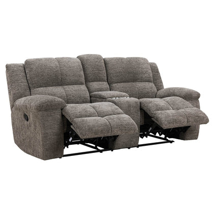 Parker House - Buster - Cabot Stone Manual Reclining Console Loveseat - Cabot Stone - MBUS#822C-CAST view 2