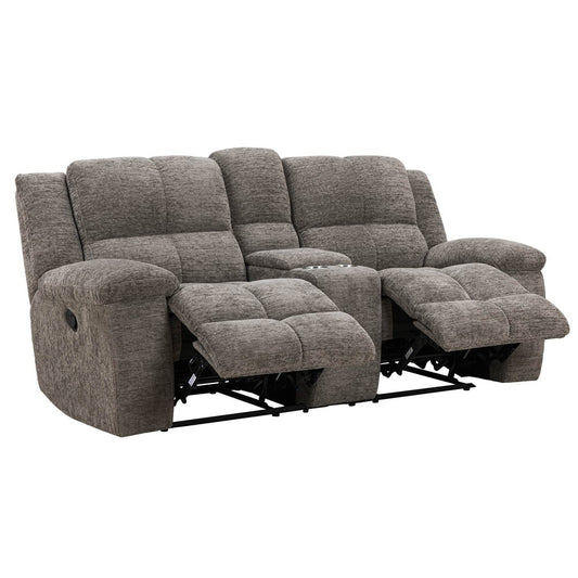 Parker House - Buster - Cabot Stone Manual Reclining Console Loveseat - Cabot Stone - MBUS#822C-CAST view 2