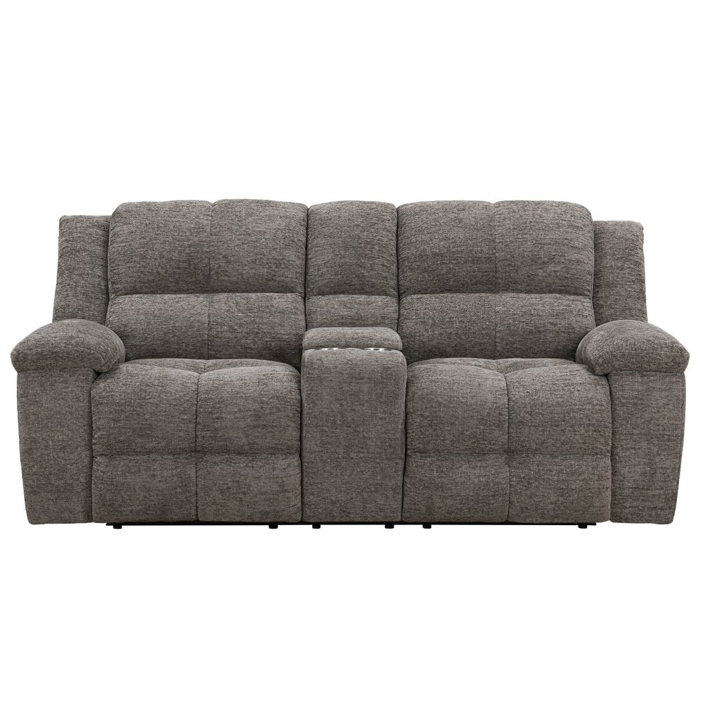 Parker House - Buster - Cabot Stone Manual Reclining Console Loveseat - Cabot Stone - MBUS#822C-CAST view 4