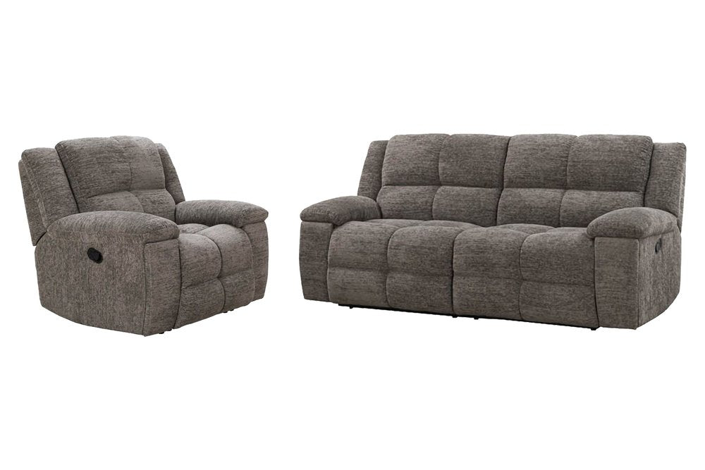 Parker House - Buster - Cabot Stone Manual Reclining Sofa and Recliner - Cabot Stone - MBUS-31-CAST view 1