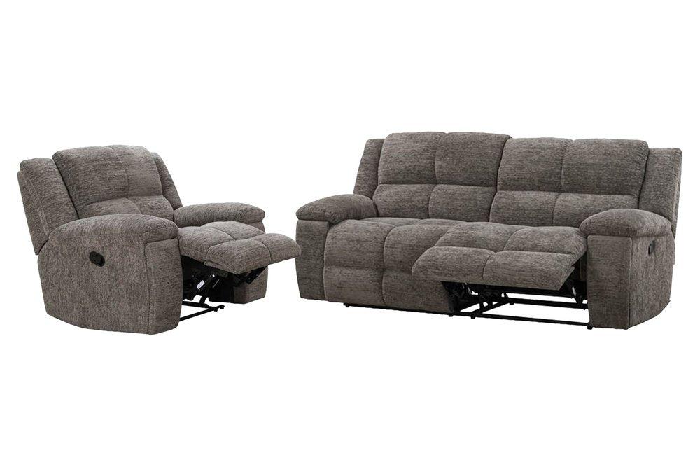 Parker House - Buster - Cabot Stone Manual Reclining Sofa and Recliner - Cabot Stone - MBUS-31-CAST view 2