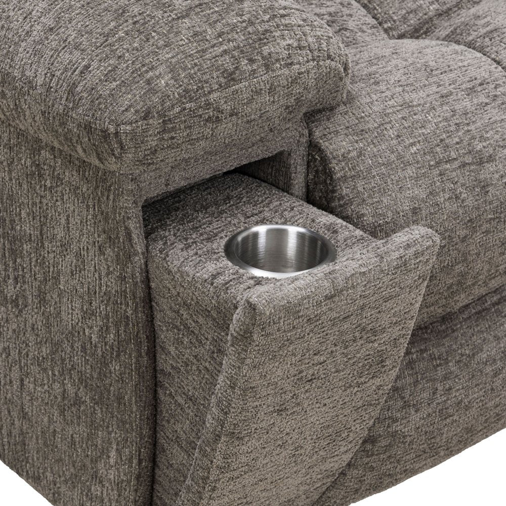 Parker House - Buster - Cabot Stone Manual Reclining Sofa - Cabot Stone - MBUS#832-CAST view 7