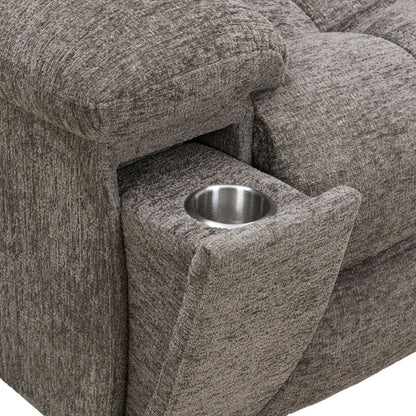 Parker House - Buster - Cabot Stone Manual Reclining Sofa - Cabot Stone - MBUS#832-CAST view 7
