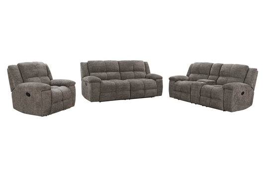 Parker House - Buster - Cabot Stone Manual Reclining Sofa Loveseat and Recliner - Cabot Stone - MBUS-321-CAST view 1