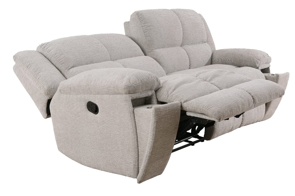 Parker House - Buster - Opal Taupe Manual Reclining Sofa Loveseat and Recliner - MBUS-321-OPTA view 7