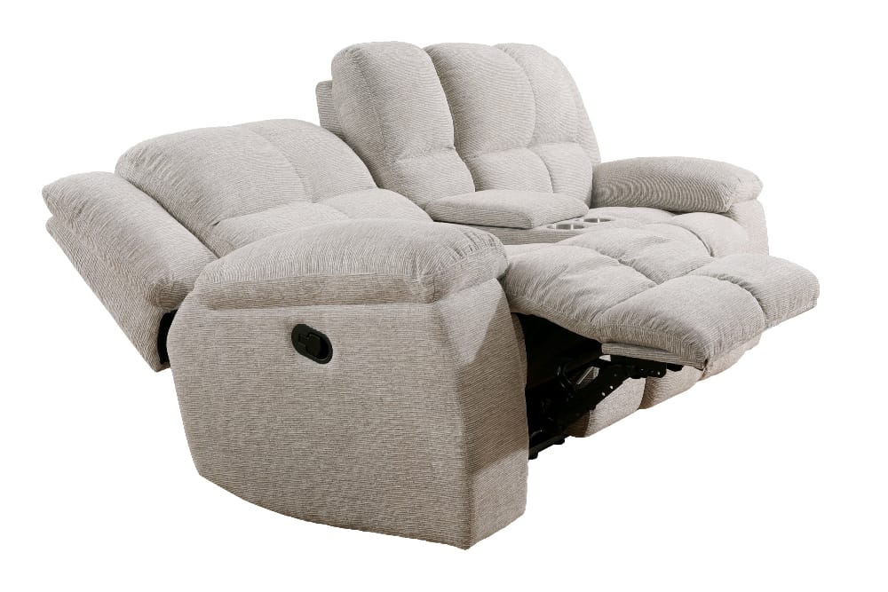 Parker House - Buster - Opal Taupe Reclining Console Loveseat - MBUS#822C-OPTA view 3