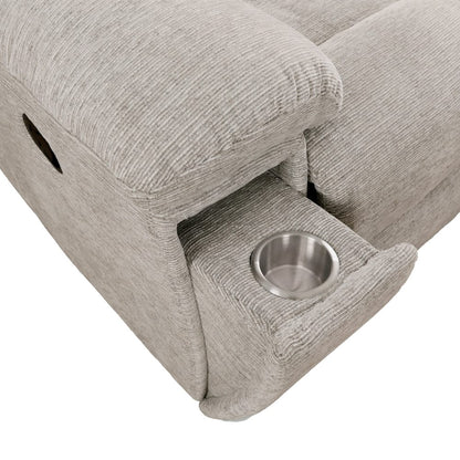 Parker House - Buster - Opal Taupe Reclining Console Loveseat - MBUS#822C-OPTA view 4