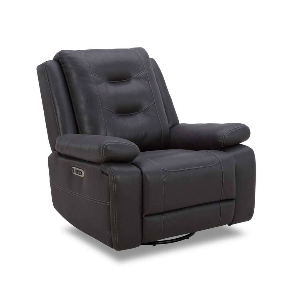 Parker House -  Caldwell - Tahoe Charcoal Power Swivel Glider Recliner - MCAL#812GSPH-TACH veiw 1
