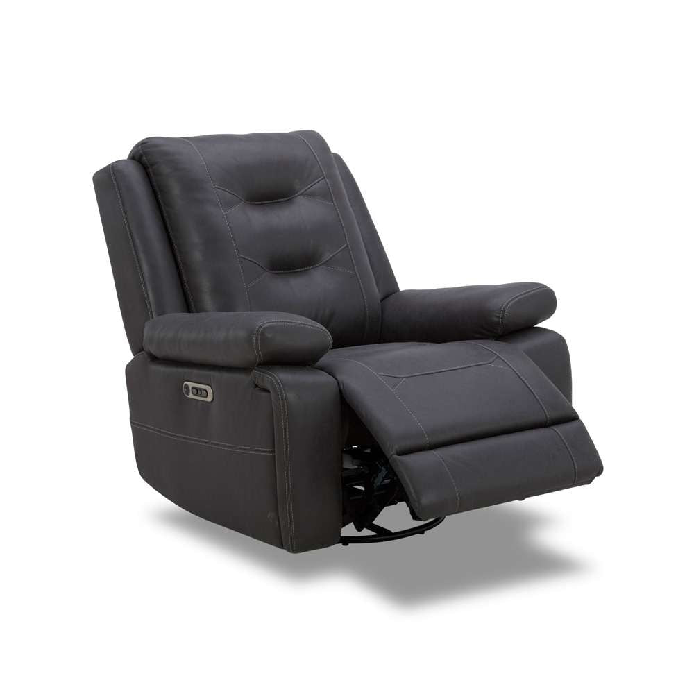 Parker House -  Caldwell - Tahoe Charcoal Power Swivel Glider Recliner - MCAL#812GSPH-TACH veiw 3