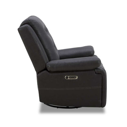 Parker House -  Caldwell - Tahoe Charcoal Power Swivel Glider Recliner - MCAL#812GSPH-TACH veiw 5